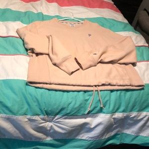 Pink VS Collegiate Sweatshirt L